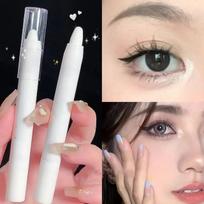 Pearlescent Lying Silkworm Pencil Glitter Highlighter Pen Brightening Eyes Stick White Silver Eye Makeup Waterproof Long-lasting