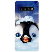 Gėlių dėklas, skirtas Samsung Galaxy S10 Plus / S10 / S10e telefonų dėklai Mieli raidžių minkštas silikoninis galinis dangtelis, skirtas Samsung S10 S 10 S10+ Samsung S10 Plus gray