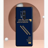 Bosnijos vėliavos dėklas skirtas OnePlus Nord 2 2T CE 2 Lite N100 N200 Dangtelis skirtas OnePlus 11 10 9 Pro Ace 8T 9R 10T OnePlus Nord N100