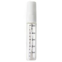 Mini purškimo buteliukai 5/10 ml nešiojami tuščio rūko kvepalų buteliukai, daugkartinio pildymo kelioniniai purškimo buteliukai su skale 5ML balta