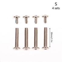 4Rinkiniai nerūdijančio plieno bagažo varžtai, bagažo priedai Bagažo ratai Varžtai Kniedės 6*30-45Mm 6mm*30mm