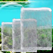 1X akvariumo filtro tinklinis krepšys su užtrauktuku 14*21 CM