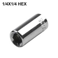 1/4 colio 1 * Konverterio adapteris Konverterio galvutė 1/4x1/4 Hex