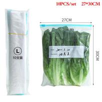 Pakuotė Plastikiniai maišeliai Maisto saugojimas Daugkartiniai šaldyti sumuštinių maišeliai 20PCS 20*10CM white