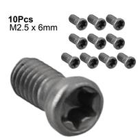 Torx varžtai 10 vnt. CNC karbido įdėklo Torx varžtai iš plieno M2.5 x 6mm