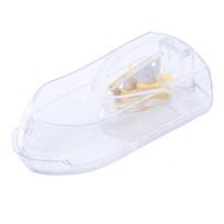 Tablečių dėžutė, stipriai užsandarinta, lengvai nešiojama, skaidri, matoma, reguliuojama, pjaustymo, plastikinė, vitaminų, tablečių pjaustyklė kelionei balta