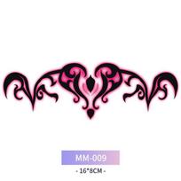 Jausmingi apatinės pilvo dalies ir nugaros tatuiruotės lipdukai – „Succubus“, „Pure Desire“ ir meilės totemai – vandeniui atsparus kūno menas 8*16CM