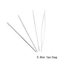 Minkšta karoliukų vėrimo adata rankų darbo apyrankėms ir kaklo papuošalams – „pasidaryk pats“ papuošalų įrankis 5.8cm, 1pc/pack