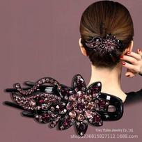 „Korėjiečių aukščiausios klasės plaukų segtukas moterims: Elegantiškas ančiuko griebtuvas ir suktukas Elegant Phoenix Tail