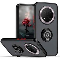 Šarvuotas matinis dėklas Honor Magic 7 Lite 5G Magic7 Pro X9c dangtelis žiedas magnetinis stovas laikiklis smūgiams atsparus Coque Fundas Honor X9c