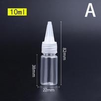 10-200 ml plastikinis suspaudžiamas lašintuvo buteliukas su užsukamu dangteliu permatomas akis Skysto rašalo aliejaus lašintuvo buteliukai dažų pigmento talpykla 10ML