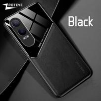 Dėklas OnePlus Nord CE4 Lite Zroteve PU odinis automobilinis magnetinis kietas PC dangtelis OnePlus Nord CE 4 Lite Nord4 Global telefonų dėklams OnePlus Nord 4 juoda