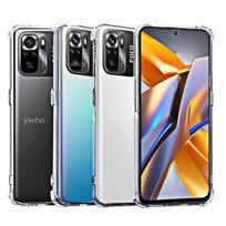 Minkštas skaidrus dėklas Xiaomi Poco M5s telefonų dėklams Pocophone M5 smūgiams atsparus silikoninis dangtelis Poco M 5 M4 C40 X4 F4 F3 X3 Pro Nfc Poco M5