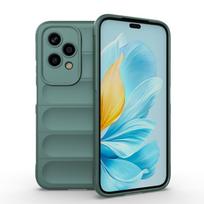 For Huawei Honor 200 Lite 5G Back Cover Phone Case Soft Liquid Silicone Anti-fall Shockproof Protect Funda Coque Cases For Honor 200 žalia