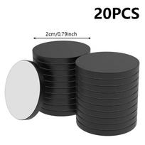 20x2mm Apvalūs Magnetai su Lipniu Pagrindu Lankstūs Lipnūs Magnetiniai Taškeliai Lankstūs Magnetiniai Lakštai Šaldytuvo Magnetas Pasidaryk pats Rotundity 20PCS