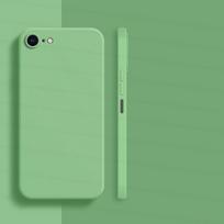 Dėklas iPhone SE 2022 Dėklas iPhone SE 2022 2020 6 7 8 Viršelis Smūgiams atsparus Minkštas TPU Skysto silikono Telefono Galinis Dėklas iPhone 2022 For iPhone SE 2022 žalia