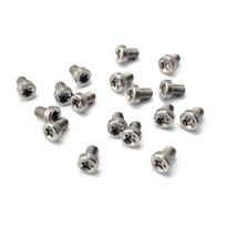 5 vnt. titano lydinio M2.5 T6 Torx varžtai su pusapvale galvute, M2.5 sriegiu, skirti sulankstomo peilio rankenos ašims, „pasidaryk pats“ gamybai, remonto priedai Size 1 balta