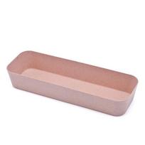 1 vnt. Plastikinis virtuvės stalčiaus laikymo dėklas Organizatorius Laikymo daliklis Virtuvės įrankiai Maisto produktų laikymas S-Pink