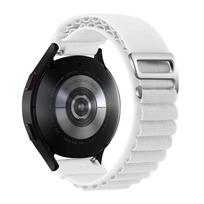 20mm 22mm dirželis Samsung Galaxy Watch 5 Pro apyrankė 45mm Active 2 Gear S3 Apyrankė Alpine Loop Dirželis Galaxy Watch 4 44mm 40mm 4 Classic 42mm 46mm balta