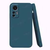 Dėklas Xiaomi Mi 12 Lite dėklui Mi 12 Lite atsparus smūgiams TPU skystas buferis minkštas dėklas Mi 11 Lite NE 5G 12 12S Pro Fundas For Mi 12 Lite mėlyna