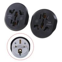 16A Universalus Eu Travel Adapter Euro Converter Uk Us Au To Eu AC lizdo kištukas Onesize