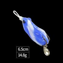Varlių Minkšto Silikono Jaukų Rinkinys Masalas Crankbait Žvejybos Jaukas Karpių Žvejyba Wobbler Dirbtinis Jaukas Varlių Jaukas Įrankiai 65mm mėlyna