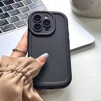 Silicone Case For iPhone 16 15 14 13 12 11 Pro Max X XR XS Max 8 7 Plus SE 2020 2022 Soft Camera Lens with Screen Protector Cover iPhone 7/8 juoda