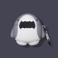 3D Sausainiai Ryklys Mielas Ausinių/Ausinių Dėklas skirtas AirPods 2 3 Pro Silikoninis Animacinis Ausinių Dangtelis skirtas Airpods 3 Pro Dėklui for AirPods 1 2