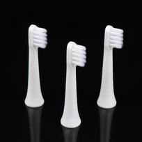 3vnt Xiaomi T100 elektrinis pakaitinis dantų šepetėlio galvutė švarių šerių šepetėlio purkštukai 3pcs