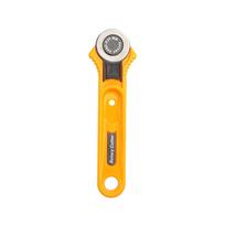 Rotacinis pjaustytuvas 28 mm Ridenamas pjaustytuvas Ritinėlis Audinio pjaustytuvas Ašmenys Apvalus Rankinis Rato pjaustytuvas rankdarbiams Siuvimui Dygsniavimui C yellow