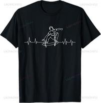 Skateboard Heartbeat Skater Skateboarding Kids Boys T-Shirt Graphic T Shirts Mens Clothing Customizable Camiseta Hombre S