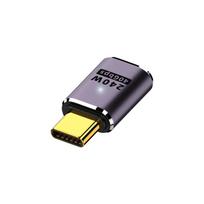 Thunderbolt 4 Type-C Vyriškas į Moterišką 240W Greito Įkrovimo 40Gbps Prailginimo Adapteris