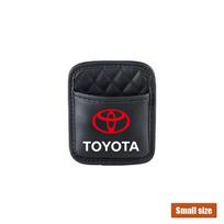 Odinė automobilio laikymo kišenė sėdynės atlošui/durims/centrinei konsolei, organizatorius skirtas Toyota TRD lipdukas RAV4 Avensis Yaris Reiz