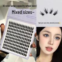 XOYO Self-Adhesive Lazy-Eyelash Clusters: Large Capacity, Dense Segmented Spire Design for Beginners.