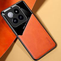 Magnetic Suction Holder Case For Xiaomi 14T Pro 5G 14 13T 13 Lite Protective Cover Shockproof Frame Coque Fundas For Xiaomi 14T oranžinė