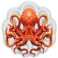 Octopus Silicone Molds Octopus Fondant Mold Cake Decorating Tools Cupcake Topper Candy Chocolate Gumpaste Mold pilka spalva