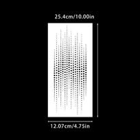 Dot Pattern PET Stencil for Journal Decoration and Painting