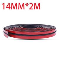 SEAMETAL Automobilio Priekinio Stiklo Stogo Sandarinimo Juosta Guminė Automobilio Priekinio Galinio Stiklo Krašto Sandarinimo Juostelės Neperšlampamos Apsauginės Juostelės nuo Dulkių 14mm*2M juoda