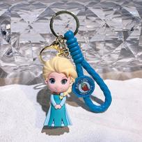 Žavingas „Frozen“ Elzos princesės raktų pakabukas Silikoninis animacinis raktų pakabukas Ideali dovana 3