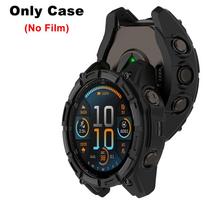 TPU minkštas silikoninis dėklas Garmin Fenix 8 51mm 47mm 43mm Fenix8 apsauginis dėklas Grūdinto stiklo plėvelė Korpusas Laikrodžio aksesuaras Fenix 8 51m