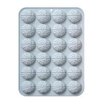 24Cavity Brains Shaped Silicone Molds Fondants Molds Pastries Bakings Decorating Tool Soap Molds Cake DIY Supplies mėlyna
