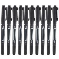 10Pcs Double End Tattoo Piercing Positioning Skin Marker Marking Pen Tattoo Tool Black
