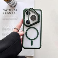 Magnetic Lens Protection Stand For Magsafe Case For Huawei Pura 80 70 Mate 70 60 Pro Plus Ultra Clear Shockproof Acrylic Cover Huawei Mate 60 Pro