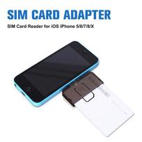 SIM kortelės adapteris SIM kortelės skaitytuvas Mini SIM Nano skirtas iOS Phone 5/6/7/8/X(Plug&Play)