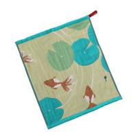 Towel Reusable Cotton Kitchen Towels Highly Absorbent Gauze Fabric Soft Durable Double-Stitched Edges Hand-Painted Pattern Dining Towel