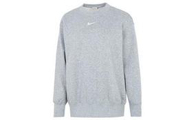 Nike W Nsw Phnk Flc 0S Crew Pullover Sweatshirt Gray DQ5734-063 M pilka spalva