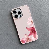 Silicone Phone Case For iPhone 15 16 14 Pro Max Plus 13 12 11 Pro Max XR XS X 7 8 SE2 Lily Orchid Flower Bloom Luxuriantly Cover iphone 15