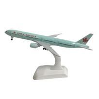 20CM Air Canada B777 Lėktuvo Modelis Lėktuvas Metalinis Lėktuvas Kolekcionuojami Dovanos žalia