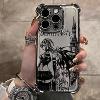 Luxury Deaths Notes Misa Plating Phone Case For Xiaomi Redmi 15 A3 15C 14C 13C K50 A1 Note 15 14 13 12 12s Pro Plus 4G 5G Anti Redmi A3 4G