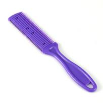 Dual Sides Cutting Slim Haircuts Blade Beauty Salon Home Hairdressing Hair Trimmer Comb Purple Peigne Peigne Rasoir Effileur Cheveux Peigne Desepaissi